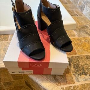 Soul Naturalizer Women's Black Heeled Sandals